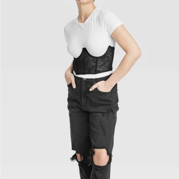 Colsie women’s lace cupless corset size L. - Picture 6 of 10